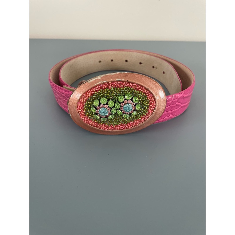 Pink Embellished Belt